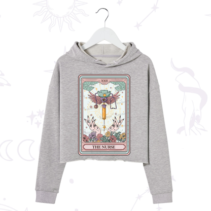 Purplehecate The ER Nurse Tarot Crop Hoodie