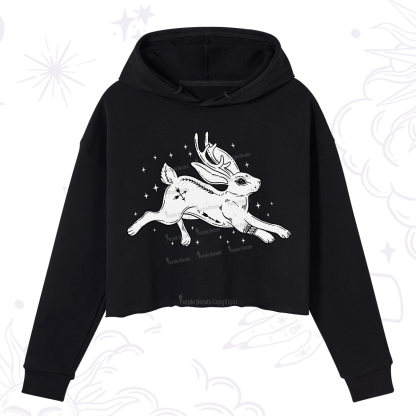 Purplehecate Starwitch Familiar Crop Hoodie