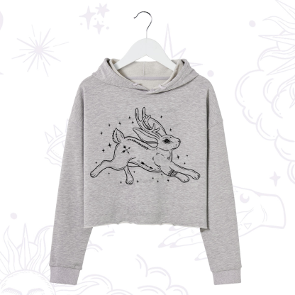 Purplehecate Starwitch Familiar Crop Hoodie