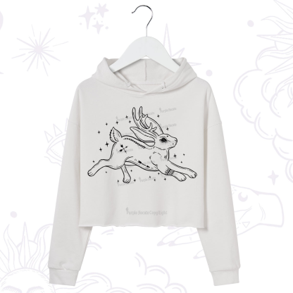 Purplehecate Starwitch Familiar Crop Hoodie