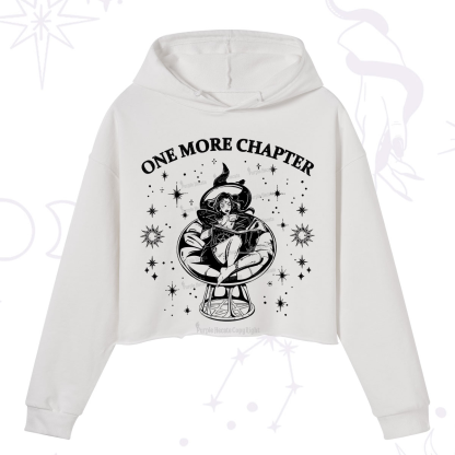 Purplehecate One More Chapter Books Crop Hoodie