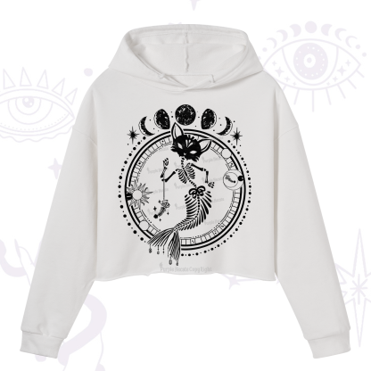 Purplehecate Purr-maid Tales Crop Hoodie