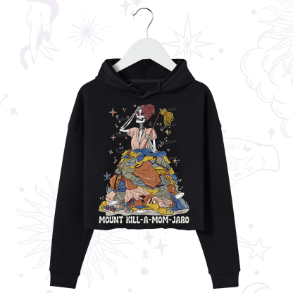 Purplehecate Mount Mom's Chaos Crop Hoodie
