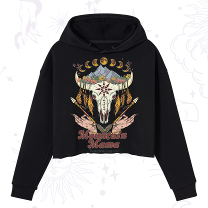 Purplehecate Mountain Mama Crop Hoodie