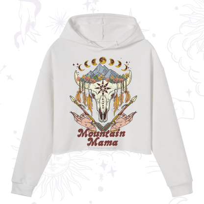 Purplehecate Mountain Mama Crop Hoodie