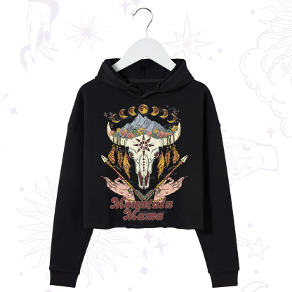 Purplehecate Mountain Mama Crop Hoodie