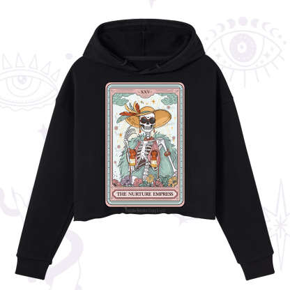 Purplehecate The Nurture Empress Tarot Crop Hoodie