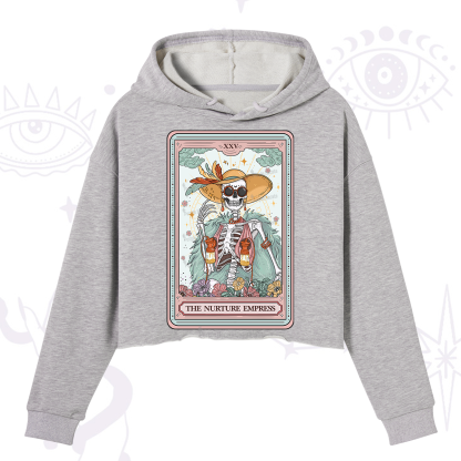 Purplehecate The Nurture Empress Tarot Crop Hoodie