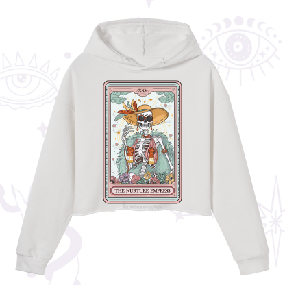Purplehecate The Nurture Empress Tarot Crop Hoodie
