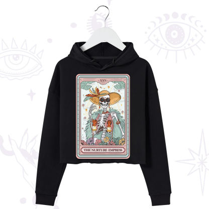 Purplehecate The Nurture Empress Tarot Crop Hoodie