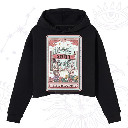 Purplehecate The Smut Reader Tarot Crop Hoodie