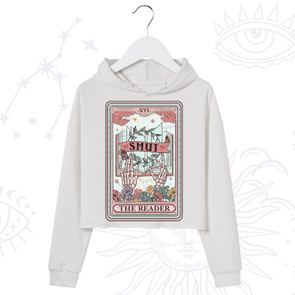 Purplehecate The Smut Reader Tarot Crop Hoodie