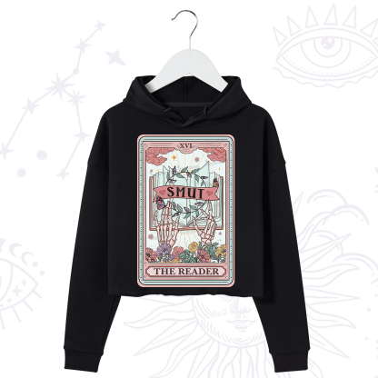 Purplehecate The Smut Reader Tarot Crop Hoodie