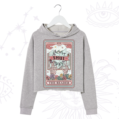 Purplehecate The Smut Reader Tarot Crop Hoodie