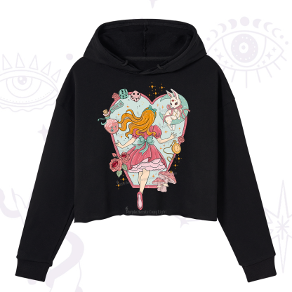 Purplehecate Alice's Secret Garden Crop Hoodie