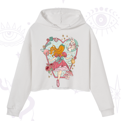Purplehecate Alice's Secret Garden Crop Hoodie