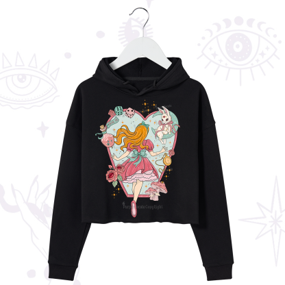 Purplehecate Alice's Secret Garden Crop Hoodie