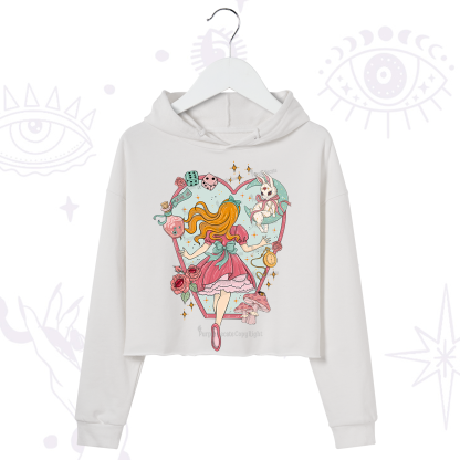 Purplehecate Alice's Secret Garden Crop Hoodie
