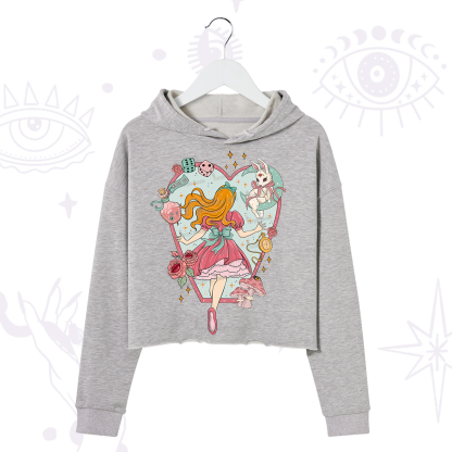 Purplehecate Alice's Secret Garden Crop Hoodie