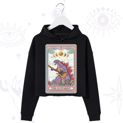 Purplehecate The Guitarist Tarot Crop Hoodie