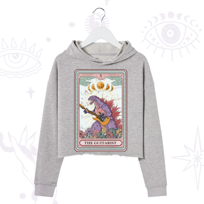 Purplehecate The Guitarist Tarot Crop Hoodie