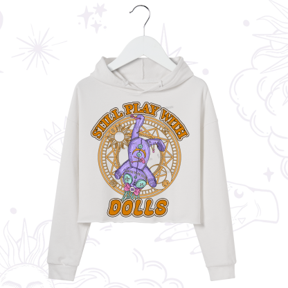 Purplehecate Still Plays With Dolls Crop Hoodie