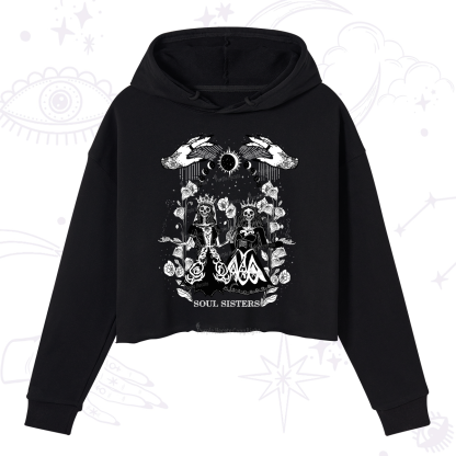 Purplehecate Soul Sister Crop Hoodie