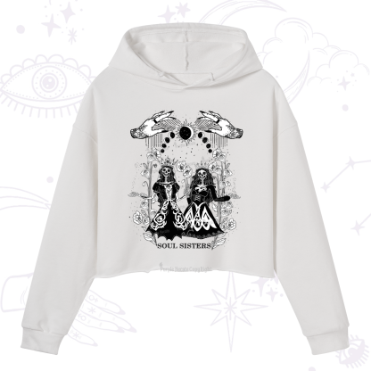 Purplehecate Soul Sister Crop Hoodie