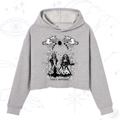 Purplehecate Soul Sister Crop Hoodie