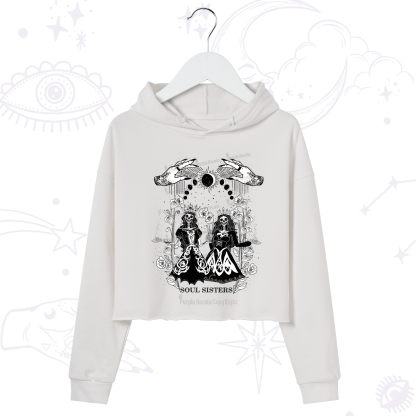 Purplehecate Soul Sister Crop Hoodie