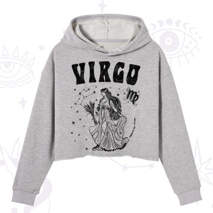 Purplehecate Virgo Starshine Zodiac Crop Hoodie