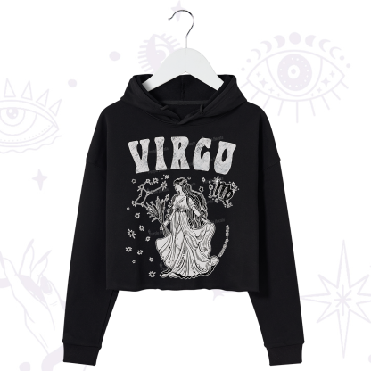 Purplehecate Virgo Starshine Zodiac Crop Hoodie