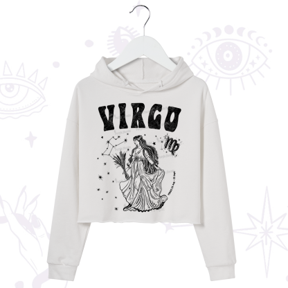 Purplehecate Virgo Starshine Zodiac Crop Hoodie