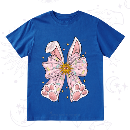 Purplehecate Mystical Bunny Bow Easter T-Shirt