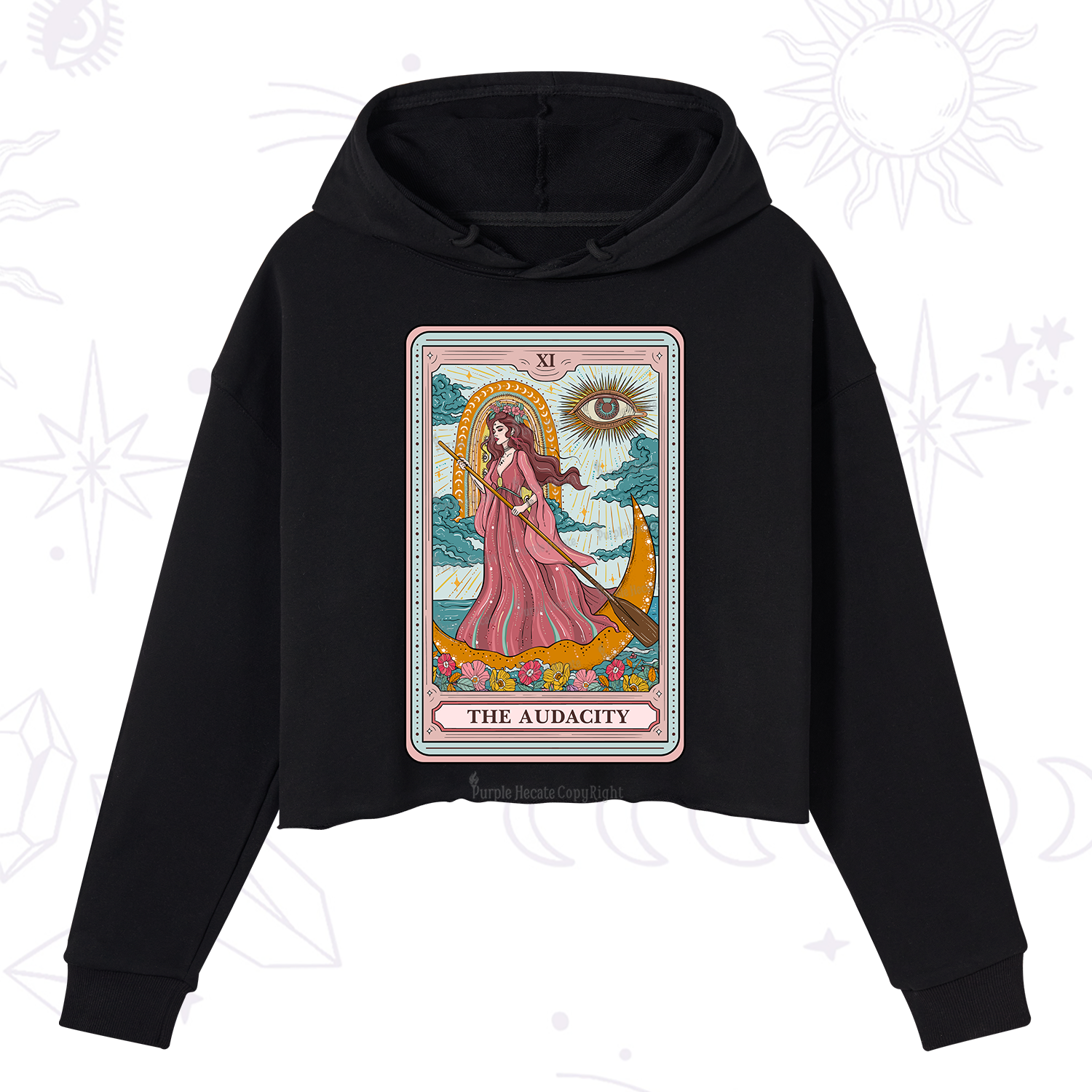 Purplehecate The Audacity Goddess Tarot Hoodie