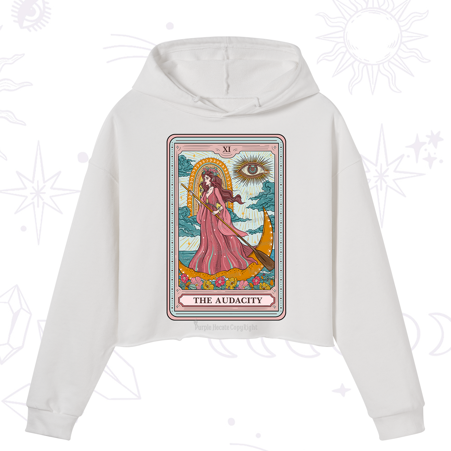 Purplehecate The Audacity Goddess Tarot Hoodie