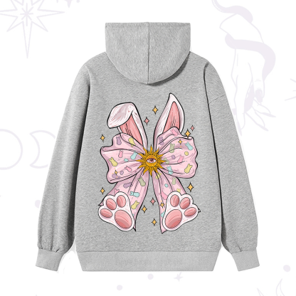 Purplehecate Mystical Bunny Bow Easter Hoodie