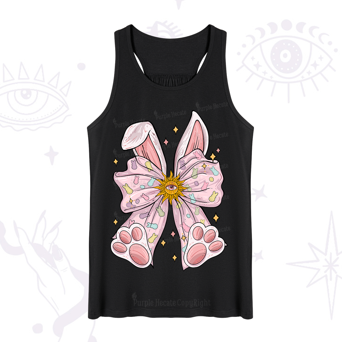 Purplehecate Mystical Bunny Bow Easter Tank