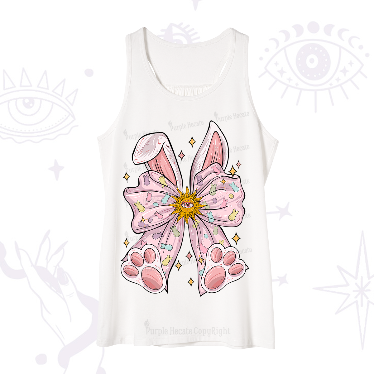 Purplehecate Mystical Bunny Bow Easter Tank