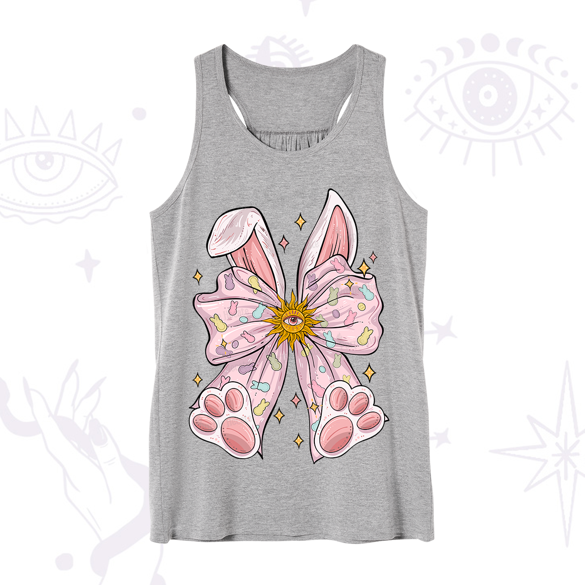 Purplehecate Mystical Bunny Bow Easter Tank