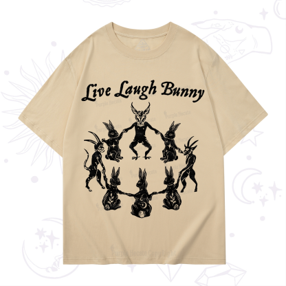Purplehecate Live Laugh Bunny T-Shirt