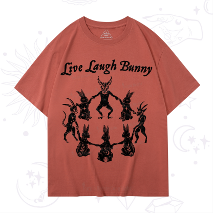 Purplehecate Live Laugh Bunny T-Shirt