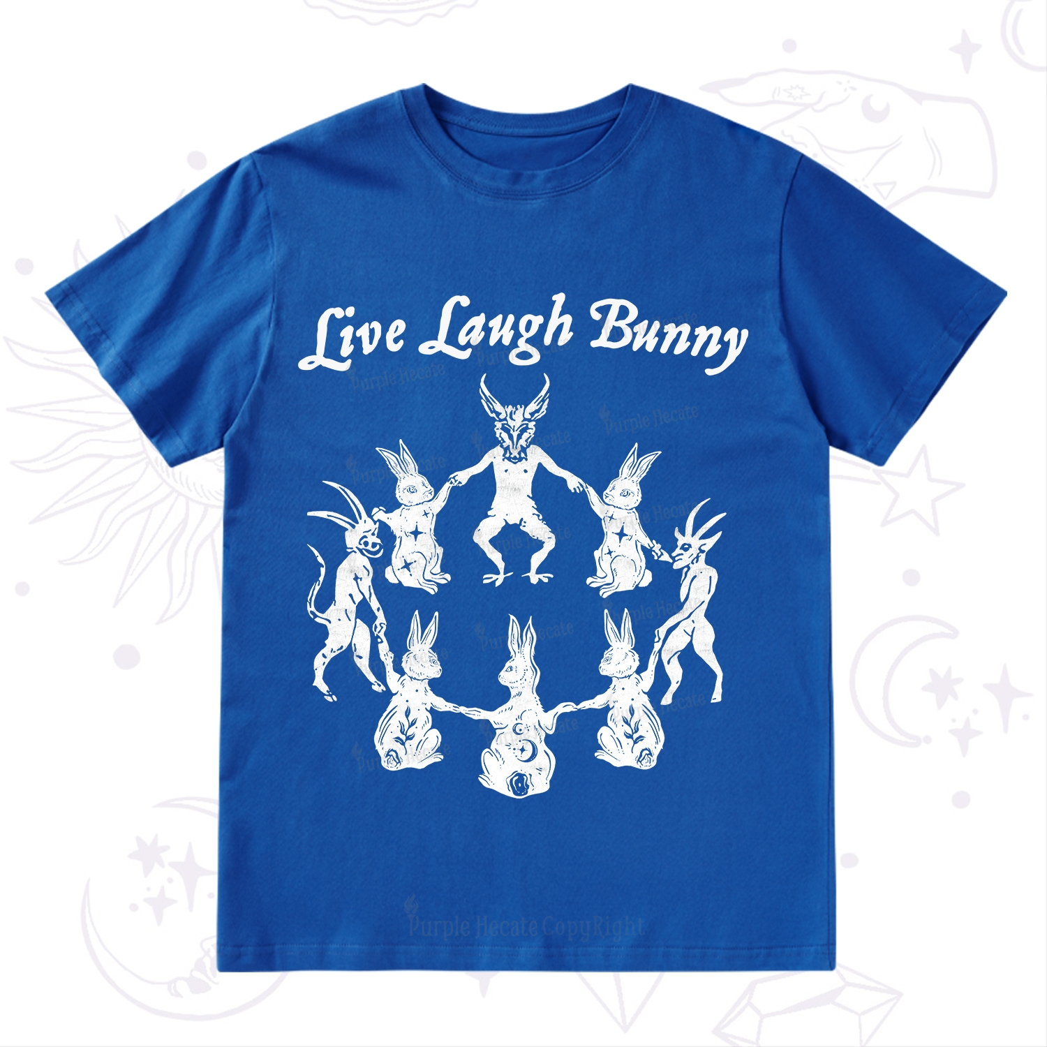 Purplehecate Live Laugh Bunny T-Shirt