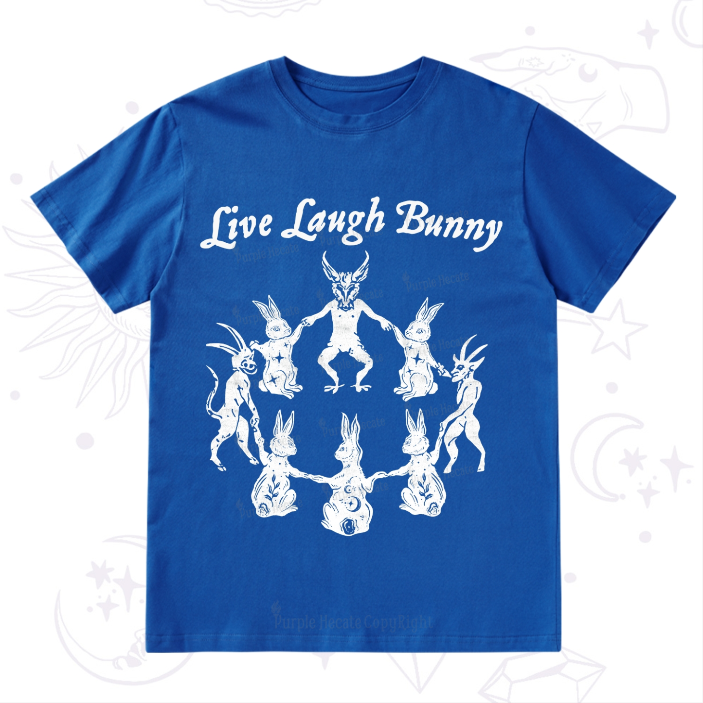 Purplehecate Live Laugh Bunny T-Shirt
