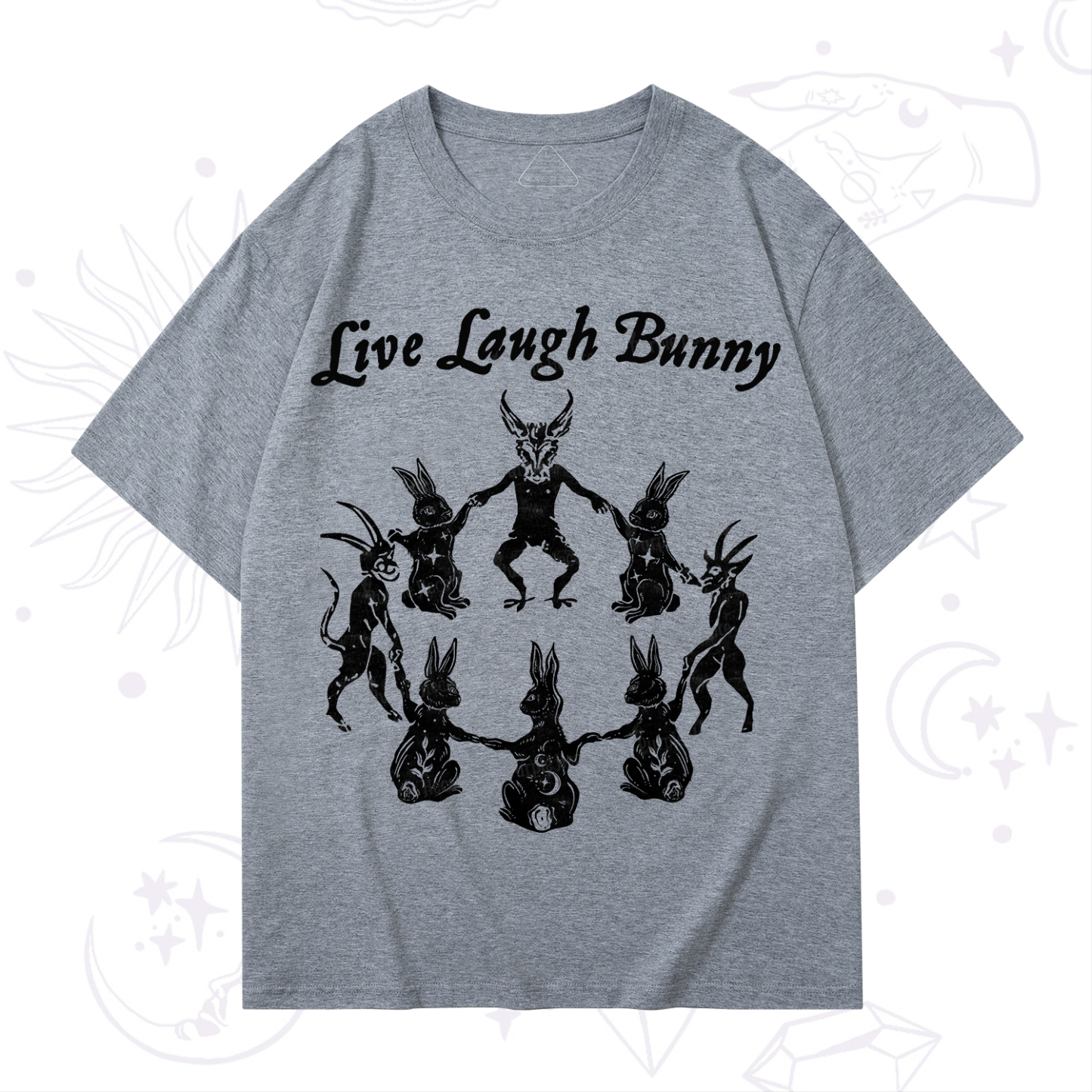 Purplehecate Live Laugh Bunny T-Shirt
