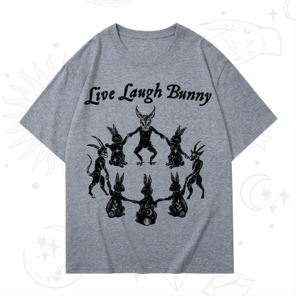 Purplehecate Live Laugh Bunny T-Shirt