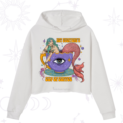 Purplehecate Not Everyone's Cup Of Coffee Crop Hoodie