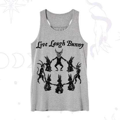 Purplehecate Live Laugh Bunny Tank