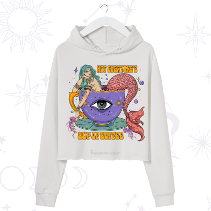 Purplehecate Not Everyone's Cup Of Coffee Crop Hoodie