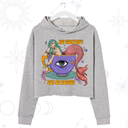 Purplehecate Not Everyone's Cup Of Coffee Crop Hoodie